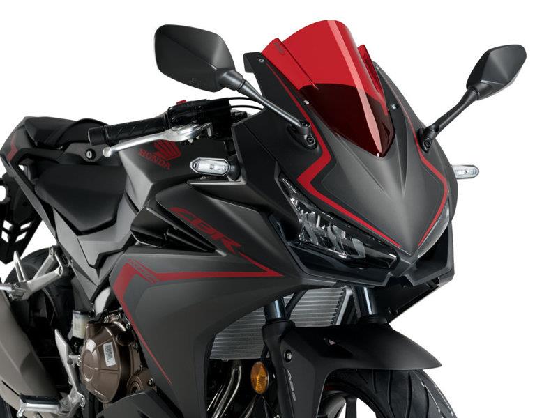 PUIG Z-Racing Screen Red for Honda CBR500 R 19-25 3613R