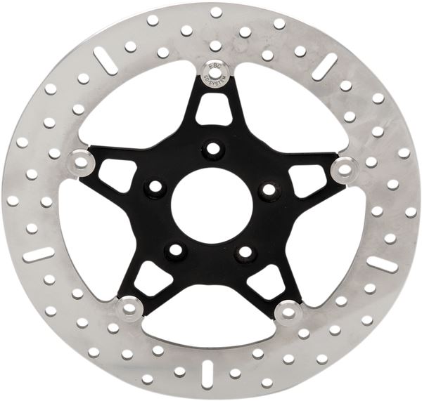 Ebc FSD Front Brake Rotor For Big Twins For Harley XL 1200 C 2004-2013 FSD004BLK