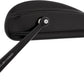 Arlen Ness Downdraft Mirror Anodized Black Billet Aluminum Screw-In Pair 510-026