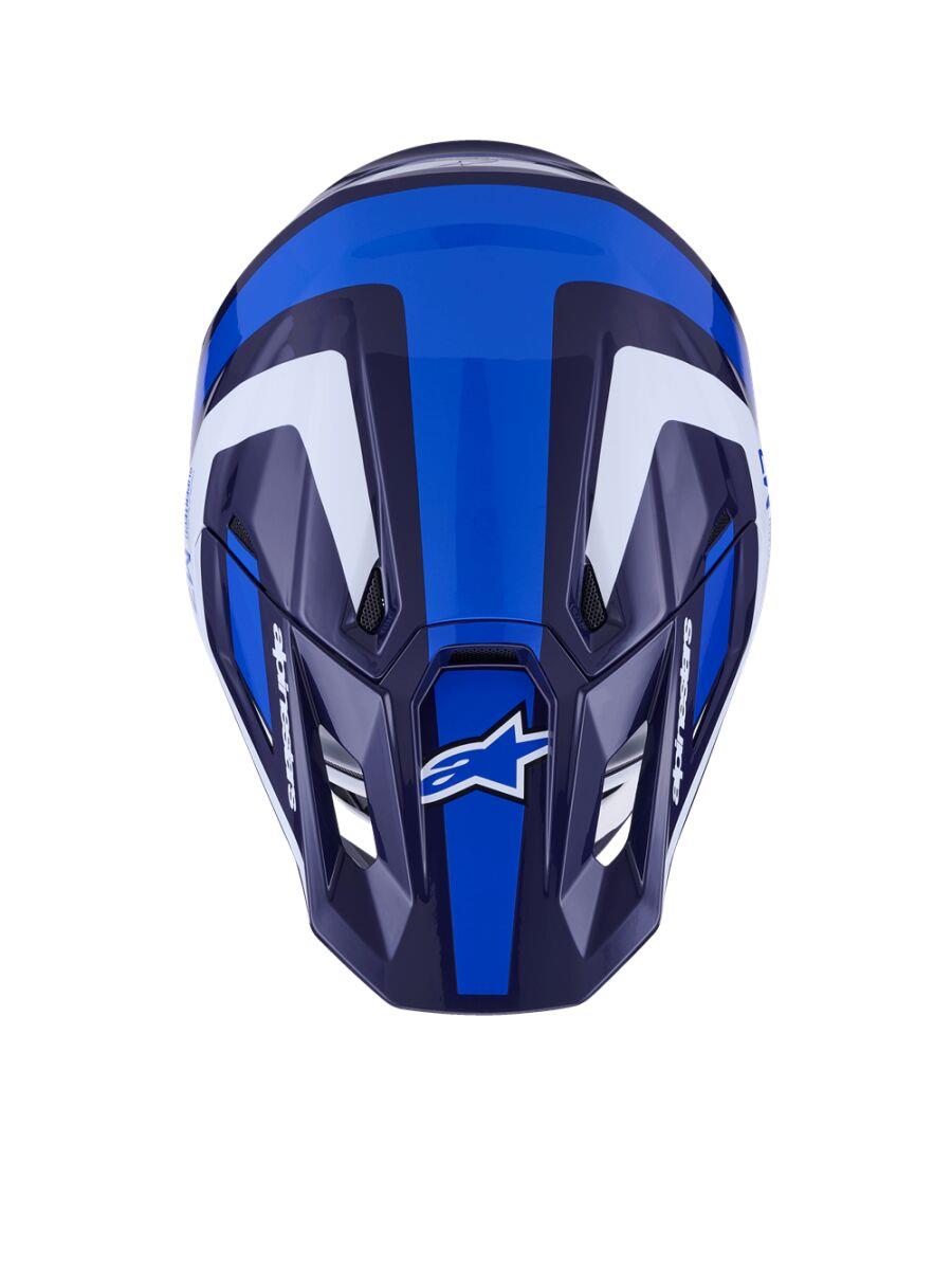ALPINESTARS SM7 Rise Helmet BLUE/WHITE 2025 Model