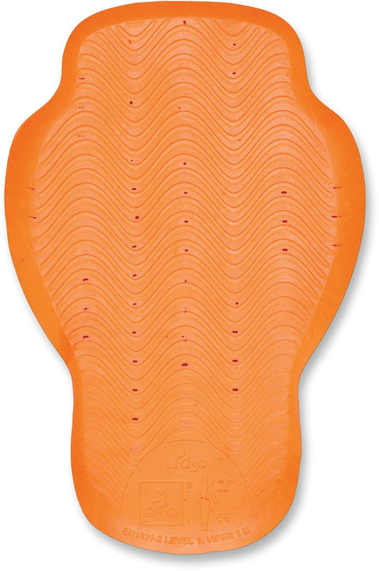 ICON D3O® Viper 1 Motorcycle Back Impact Protector Orange 2023 Model