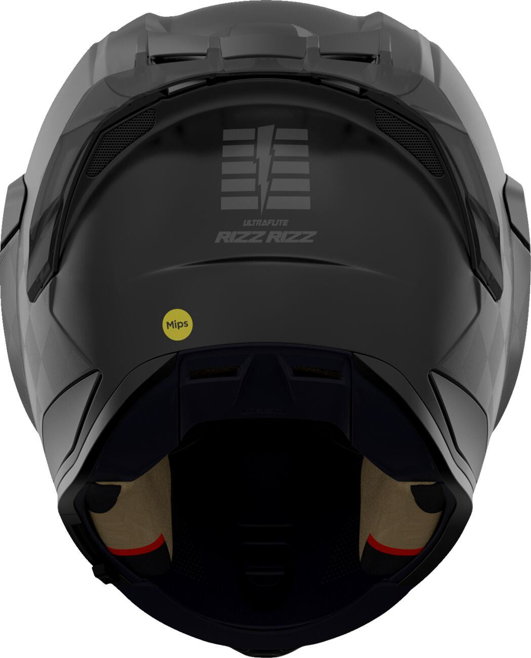 ICON Ultraflite Rizz Rizz Black Motorcycle Helmet