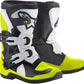 Alpinestars Youth Tech 3s Boots White Black Yellow