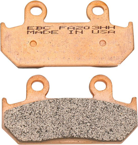 Ebc Sintered "HH" Brake Pads For Honda CBR 600 F 1991-1994 Copper Alloy FA203HH