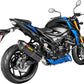 Akrapovic Slip-On Line Muffler CF For Suzuki GSX-S 750 Z 17-23 S-S7SO2-HRC