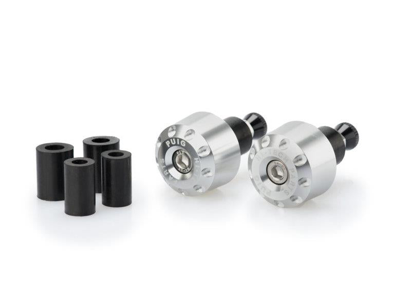 Puig Short Bar End Weights Silver 20683W