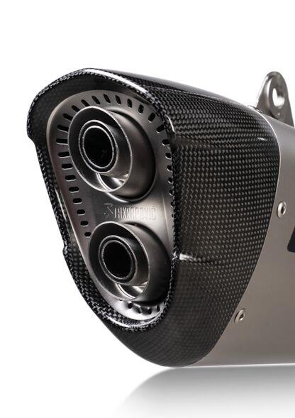 Akrapovic End Cap Black Carbon Fiber For Yamaha Xp 2020-2026 V-Ec395