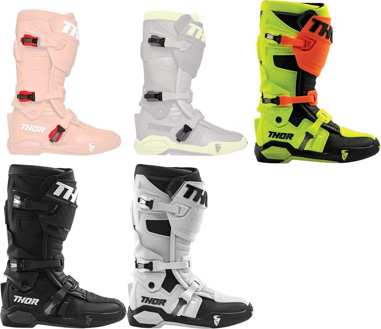 THOR Radial MX Motorcross Boots Buckle Kit 2023 Model