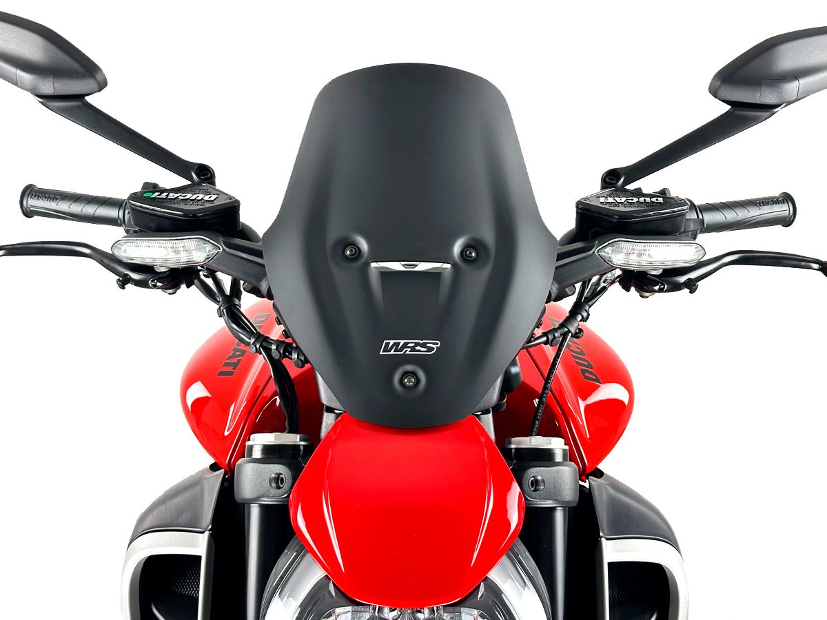 WRS Windscreen Tour Ducati Diavel V4 Matt Black Du029no