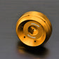 Daytona Bullet Oil Filler Cap Gold Aluminum M24xP3.0 with O-ring & Wire-lock 98407