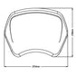 PUIG Retro Fly Screen Matt Black for Yamaha XV 950/R/Racer 14-20 3812J