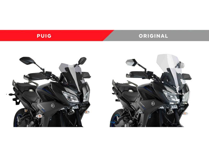 PUIG Sport Screen Light Smoke for Yamaha Tracer 9/GT/900/900 GT 18-22 9724H