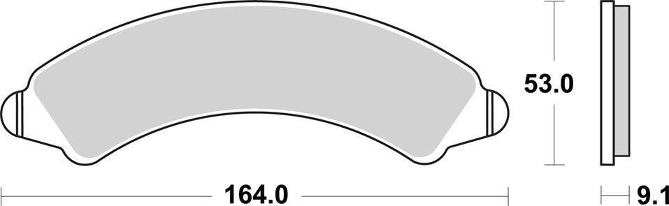 Sbs RSI Brake Pads For Polaris RZR PRO 1000 S Turbo 4X4 2019-2026 977RSI