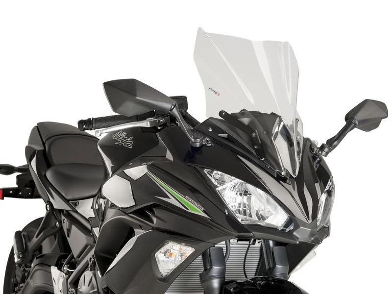 PUIG Racing Screen Clear for Kawasaki Ninja 650 17-19 9711W