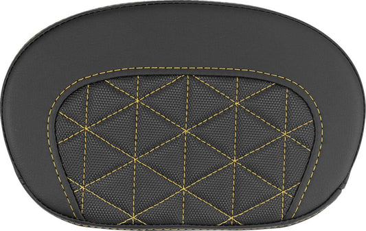 Saddlemen Mini Contour Sissy Bar Pad Black Gold Saddlehyde 061021107
