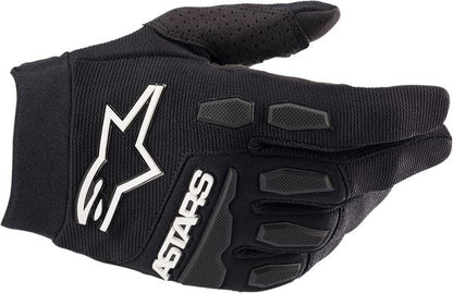 Alpinestars Youth Full Bore Gloves Black White