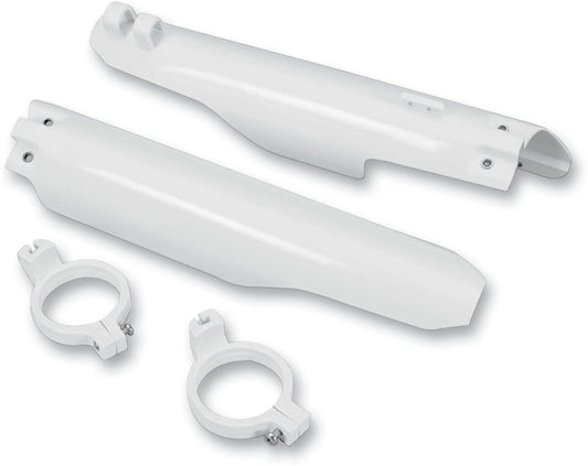 UFO FORK SLIDER PROTECTORS SUZUKI RM125/250 WHITE SU03905-041