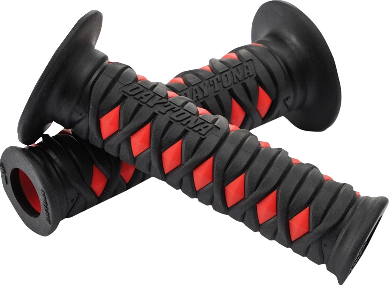 Daytona GRIPPYGRIP GGD-Katana Grip Red Open Ends 7/8 Handlebar Pair 88573