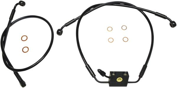 Magnum Shielding Brake Line Kit For Harley FXLRS 1923 2018-2024 SBB1335-26