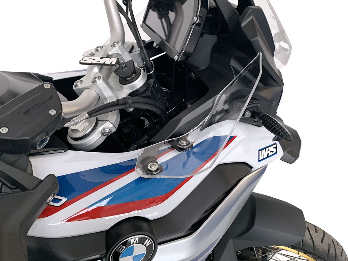 WRS Deflectors BMW F750gs/F850gs Clear Bm060t