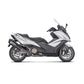 Akrapovic Slip-On Line Muffler Scooter SS Black For Kymco AK 550 I 17-20 S-KY5SO1-HRAASSBL