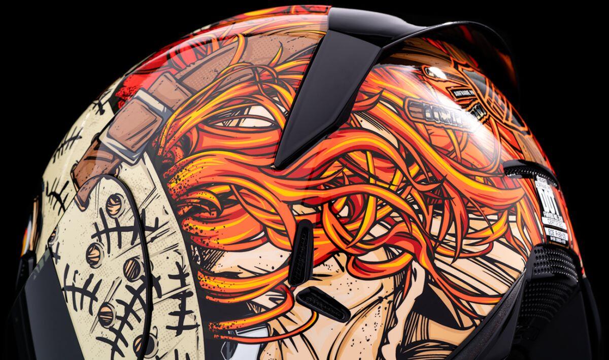 ICON Airframe Pro™ TopShelf Red Motorcycle Helmet