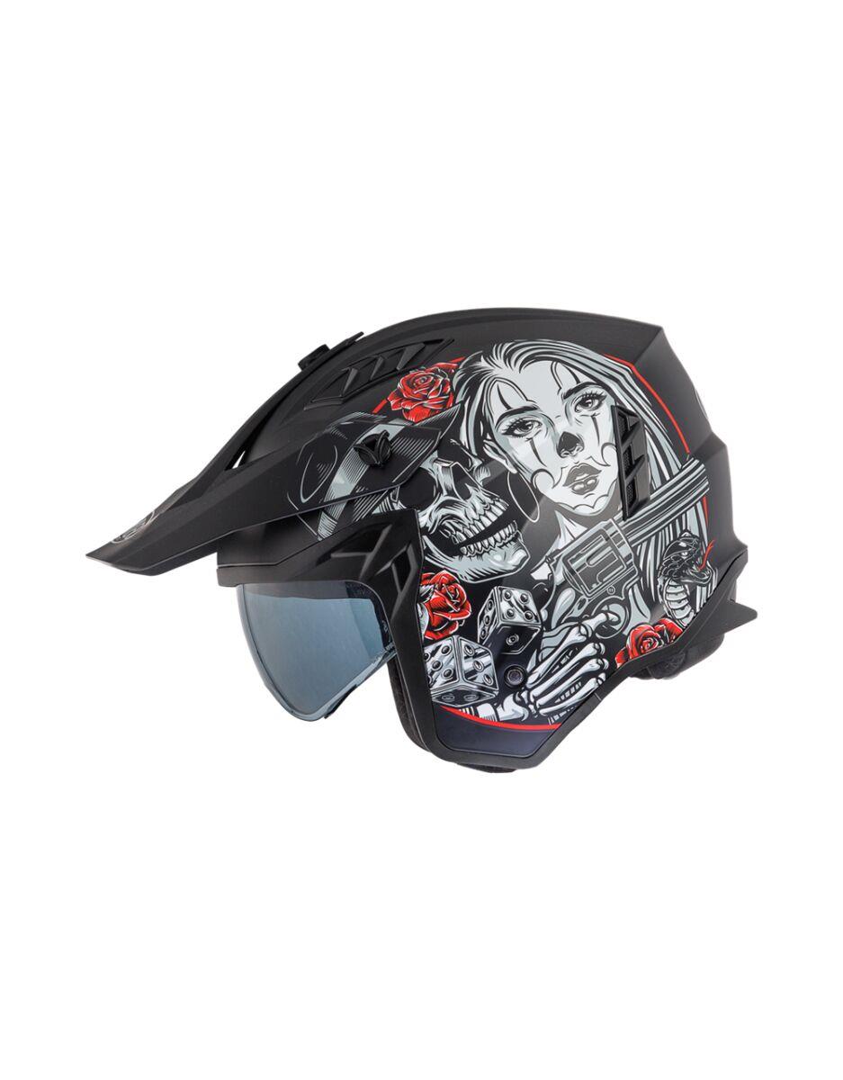 PREMIER HELMETS Subverter Motorcycle Helmet DB 9 Grey