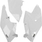 UFO SIDE PANELS W/AIRBOX COVER KTM SX/SX-F/EXC WHITE KT04062-047