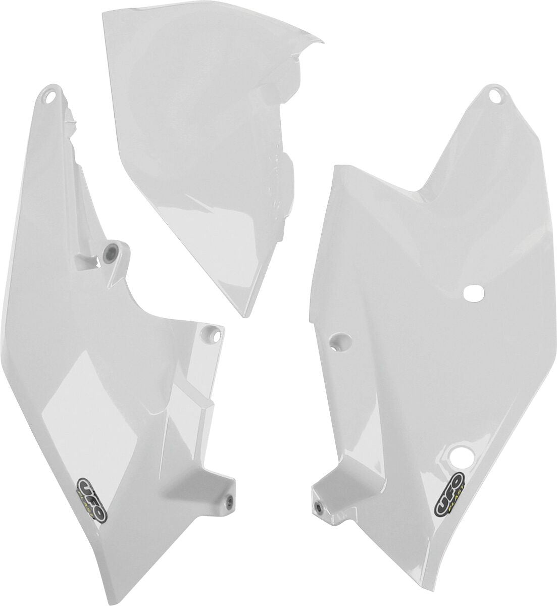 UFO SIDE PANELS W/AIRBOX COVER KTM SX/SX-F/EXC WHITE KT04062-047