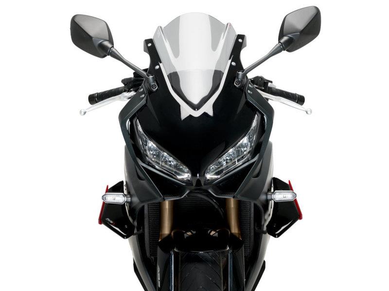PUIG Sport Downforce Spoilers Black for Honda CBR650 R 21-23 21333N