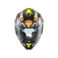 PREMIER HELMETS Typhoon Red/Yellow/Gray Motorcycle Helmet