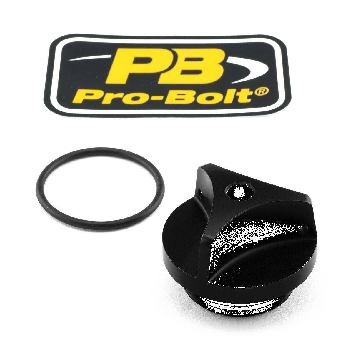Pro Bolt Aluminium Oil Filler Caps For Kawasaki Z H2 1000 1991-2026 OFCK10BK