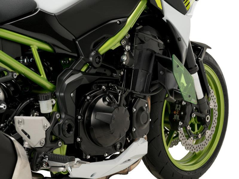 PUIG Naked Downforce Spoilers Black for Kawasaki Z900 20-24 20284N