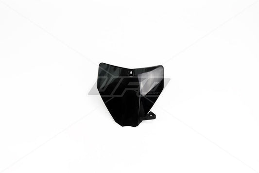 UFO FRONT NUMBER PLATE HUSQVARNA TC/FC BLACK HU03355-001