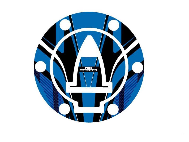 Puig Radikal Fuel Cap Protector Blue 3154N