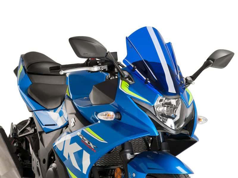 PUIG Racing Screen Blue for Suzuki GSX R 250 17-19 9722A