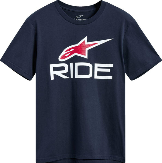 ALPINESTARS Ride 4.0 CSF T-Shirt NAVY/WHITE/RED 2025 Model