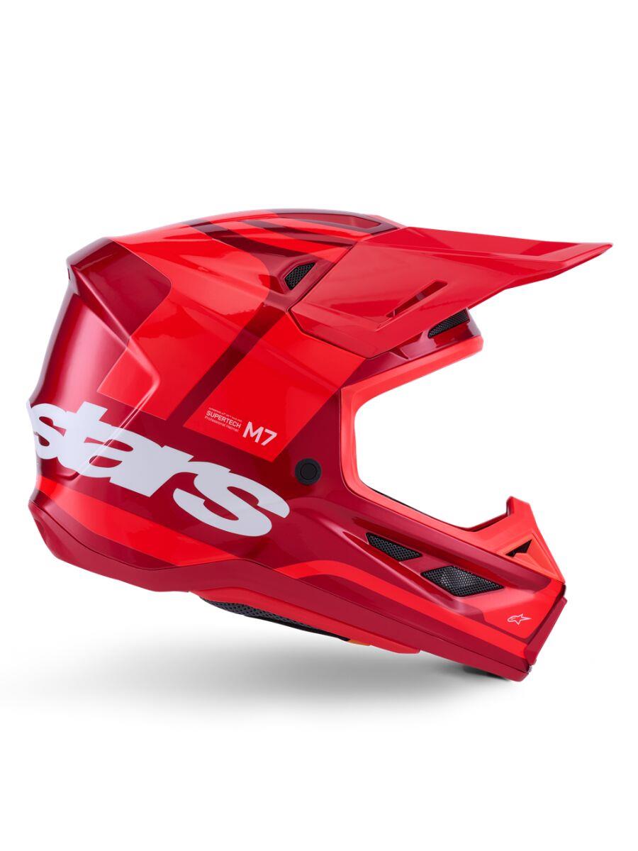 ALPINESTARS SM7 Core Helmet RED-GLO 2025 Model