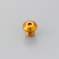 Daytona Mirror Plug Bolt GD Right M10 x 1.25 Gold Aluminum CNC Hole Plug 99798
