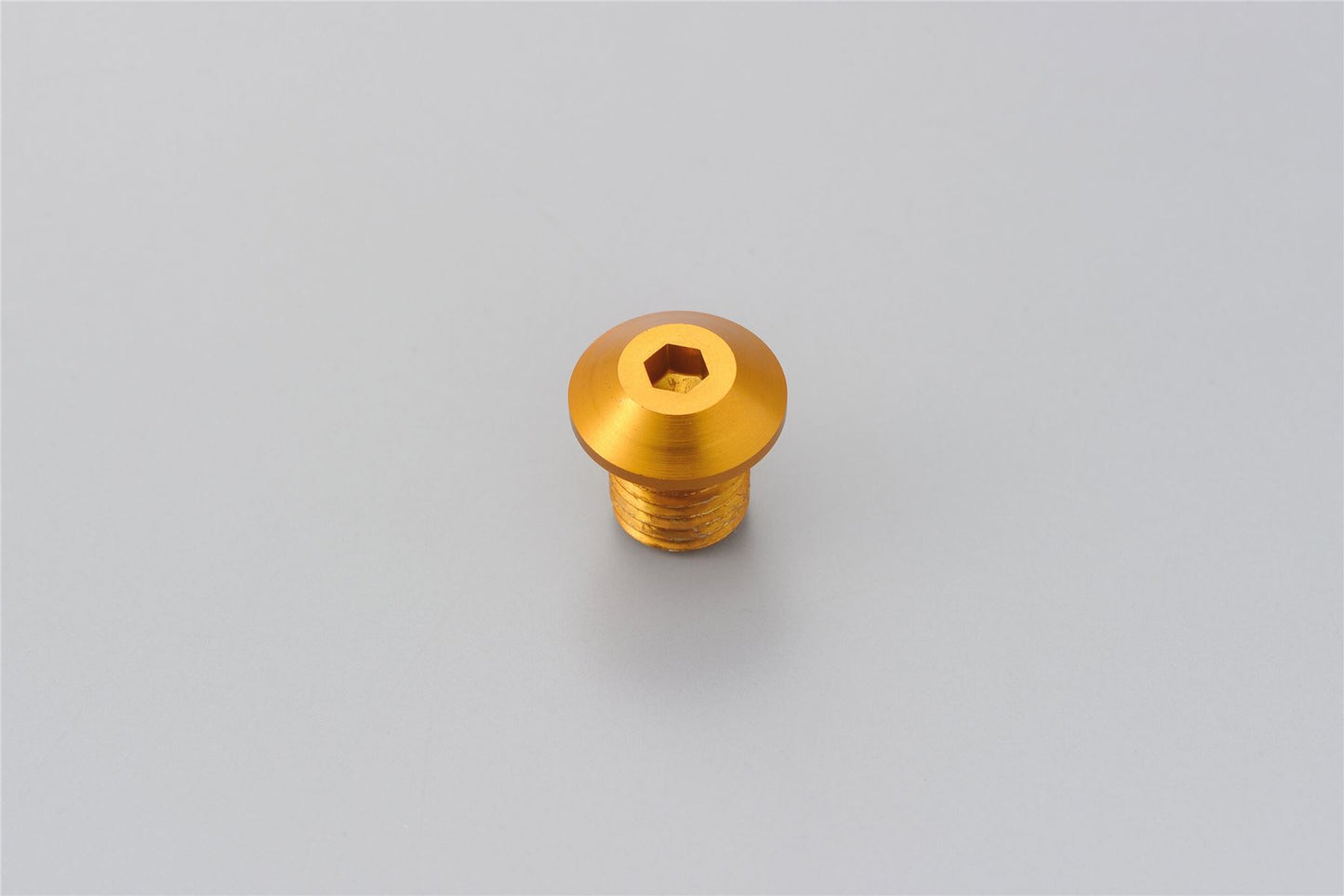 Daytona Mirror Plug Bolt GD Right M10 x 1.25 Gold Aluminum CNC Hole Plug 99798