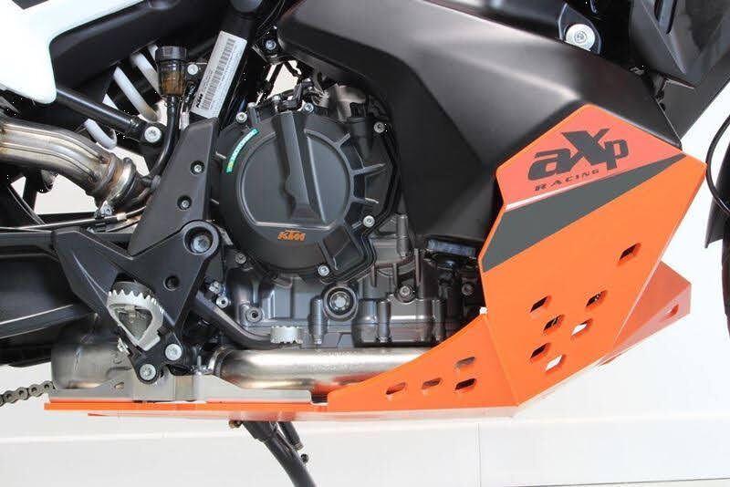 AXP Racing Adventure Skid Plate For KTM Adventure 890 R 2019-2023 Orange AX1560