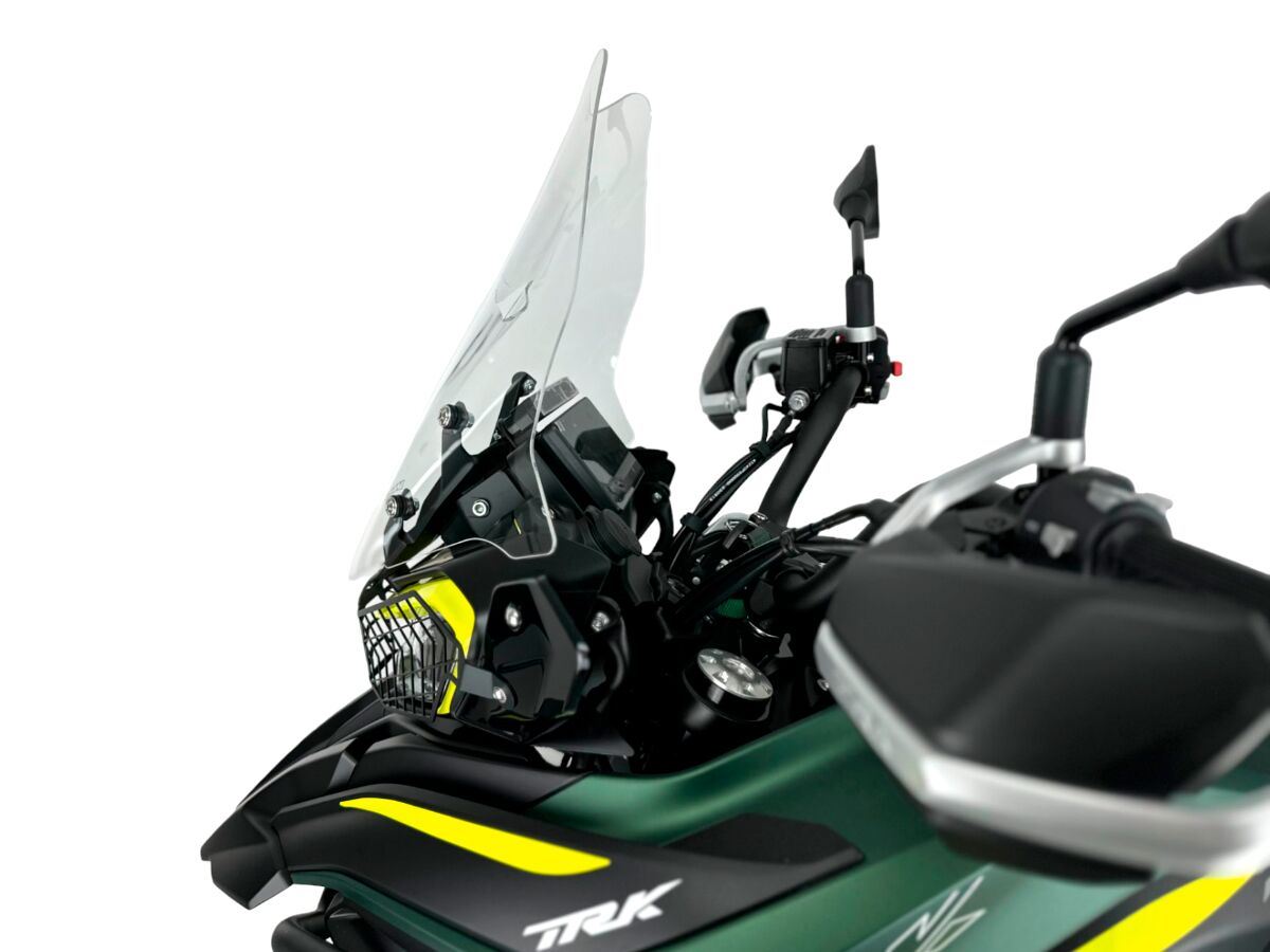 WRS Windscreen Touring For Benelli TRX 702/X Clear Predrilled Fixed BE008T