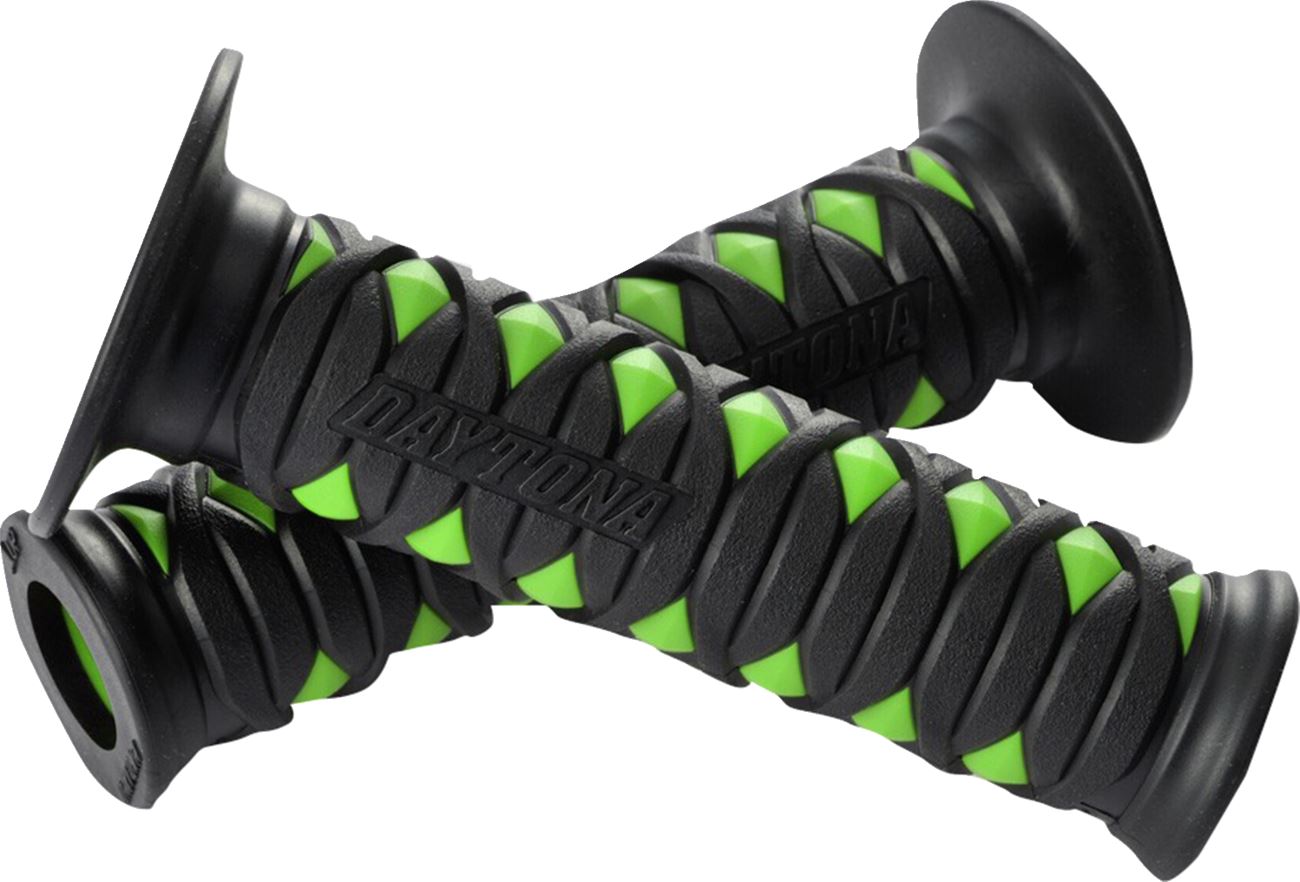 Daytona GRIPPYGRIP GGD-Katana Grip Open Green 7/8 Handlebar Pair 88575