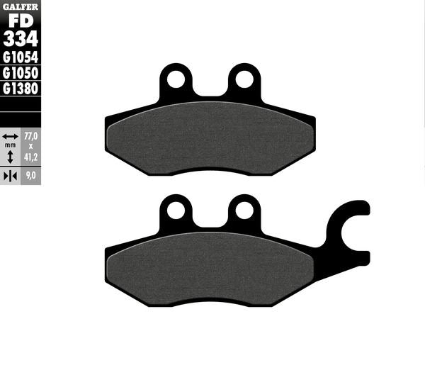 GALFER Brake Pad Semi-Sintered Metal FD334G1054