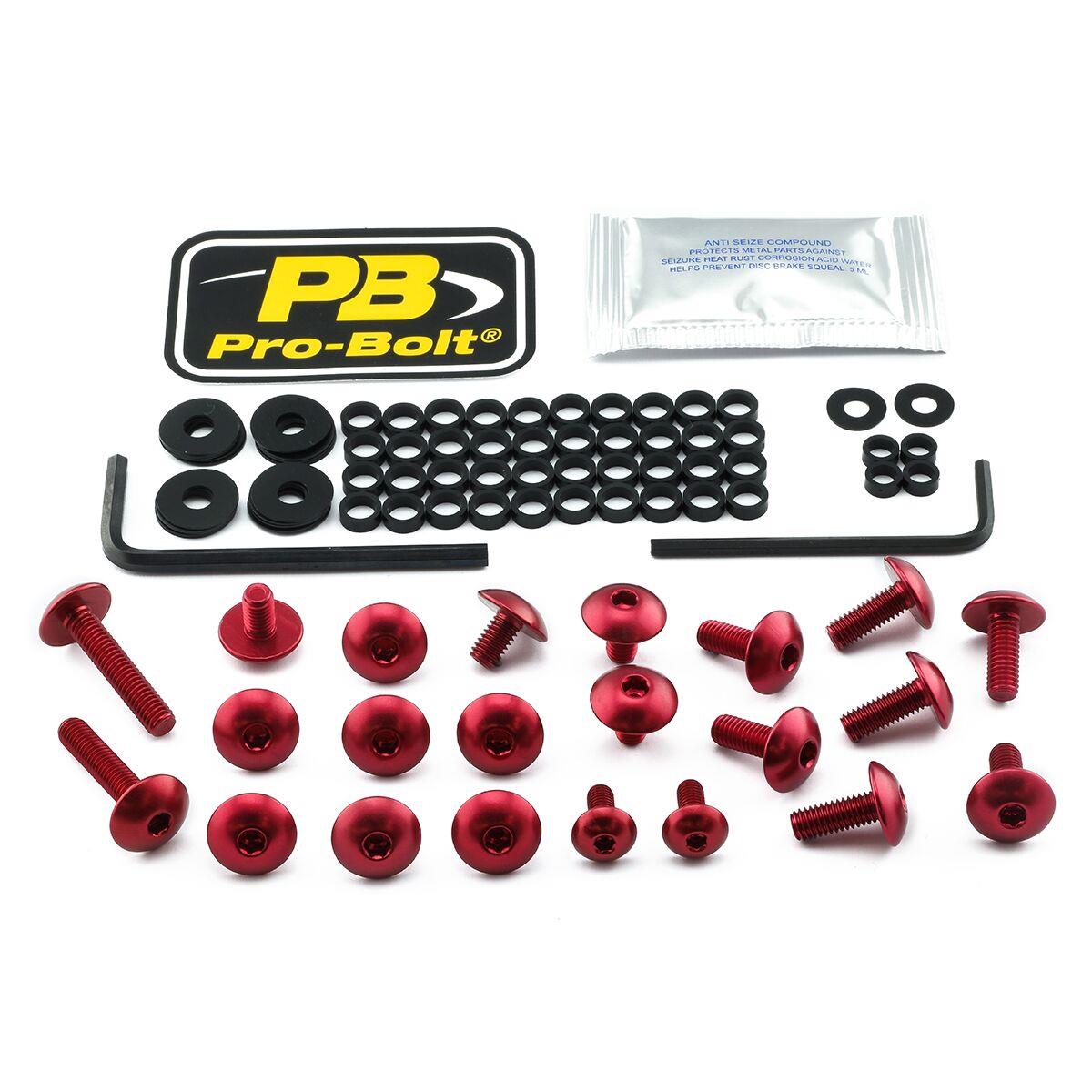 Pro Bolt Aluminium Fairing Bolt Kit For Kawasaki Z 900 RS 2018-2024 FKA430R