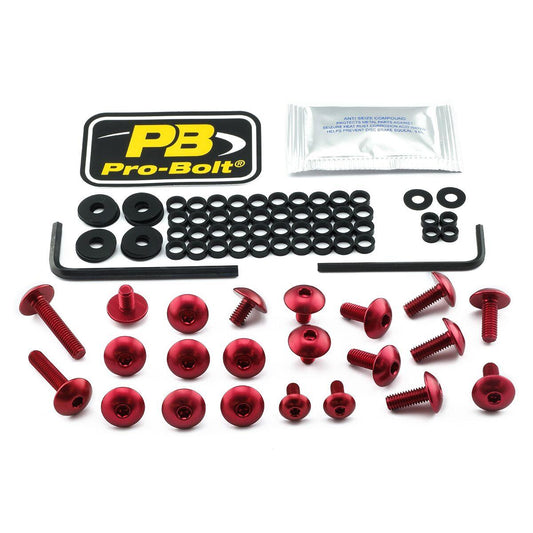 Pro Bolt Aluminium Fairing Bolt Kit For Kawasaki Z 900 RS 2018-2024 FKA430R