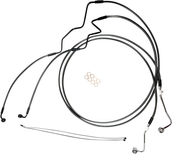 Magnum Shielding Lower Brake Line Kit For Harley FLHRXS 1868 2014-2024 AS470164
