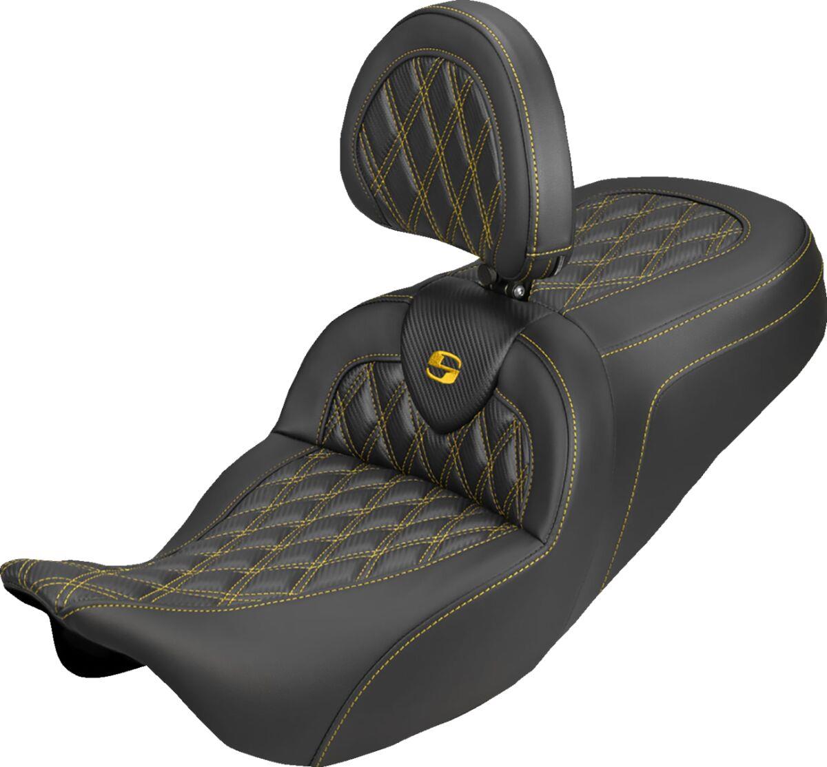 Saddlemen Roadsofa Carbon Fiber Seat For Harley FLHRXS 1868 08-25 808-07B-206B7