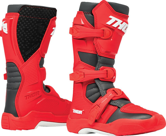 Thor Boot Youth Blitz Xr Red/Charcoal