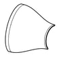 Akrapovic Heat Shield Black TI Right For Triumph Thruxton 1200 16-24 P-HST12SO2R